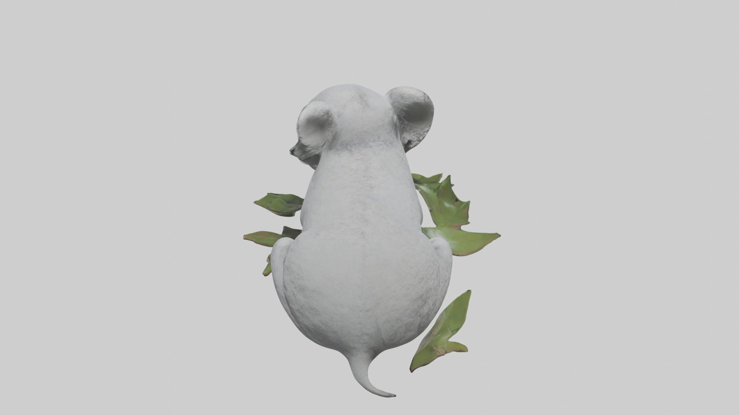 3D model Lying Koala Model 1 VR / AR / low-poly