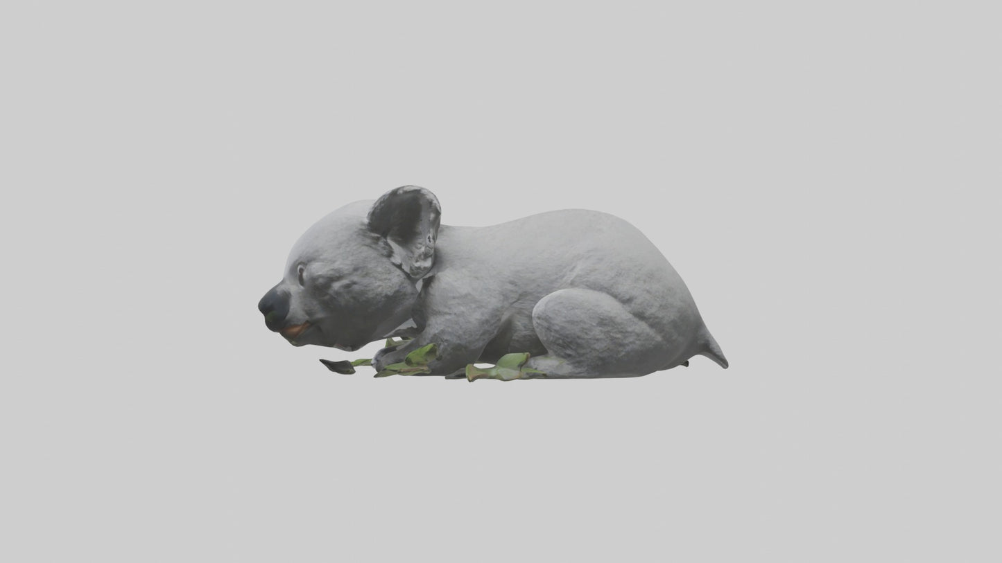 3D model Lying Koala Model 1 VR / AR / low-poly
