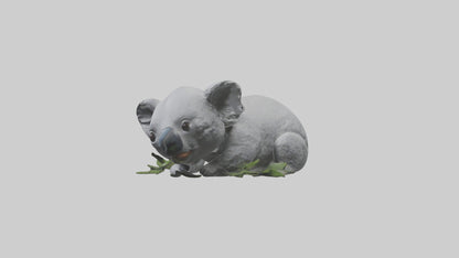 3D model Lying Koala Model 1 VR / AR / low-poly