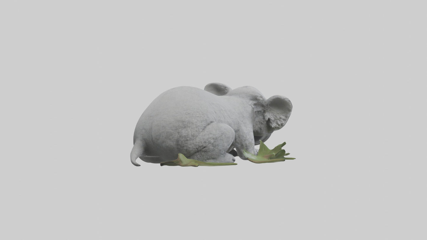 3D model Lying Koala Model 1 VR / AR / low-poly