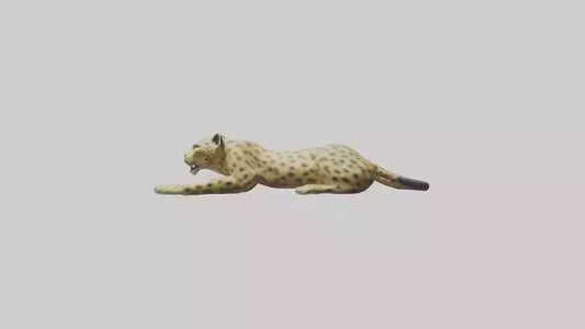 3D model Lying Leopard Model 1 VR / AR / low-poly