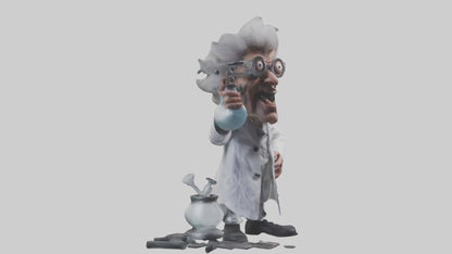 3D model Mad scientist model VR / AR / low-poly