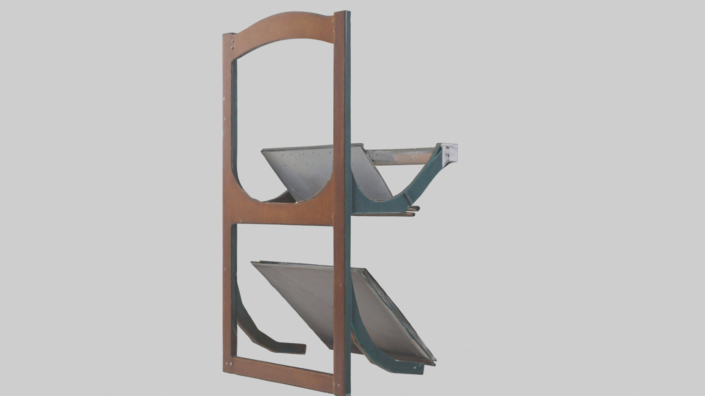 3D model Magazine rack model VR / AR / low-poly