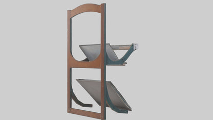 3D model Magazine rack model VR / AR / low-poly