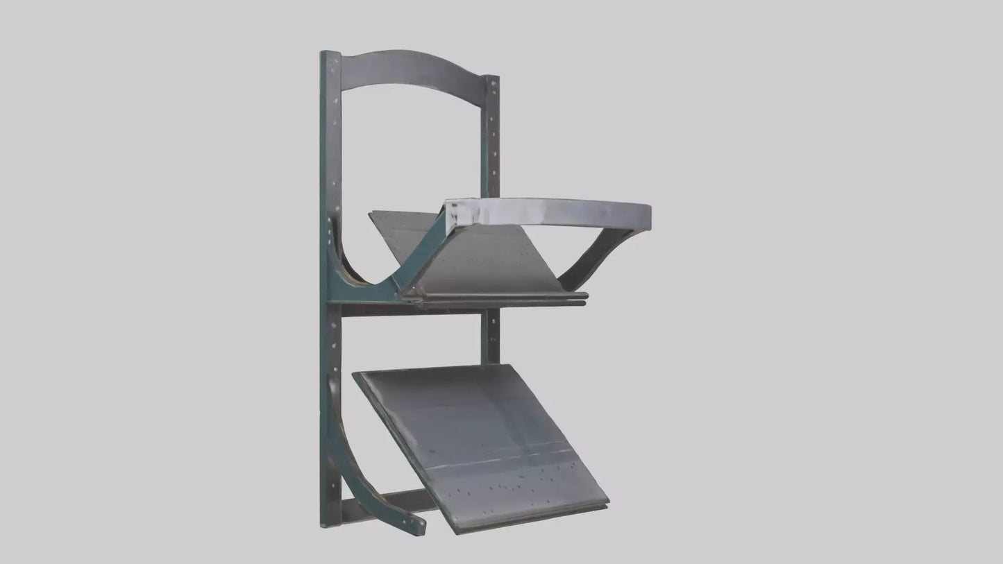 3D model Magazine rack model VR / AR / low-poly