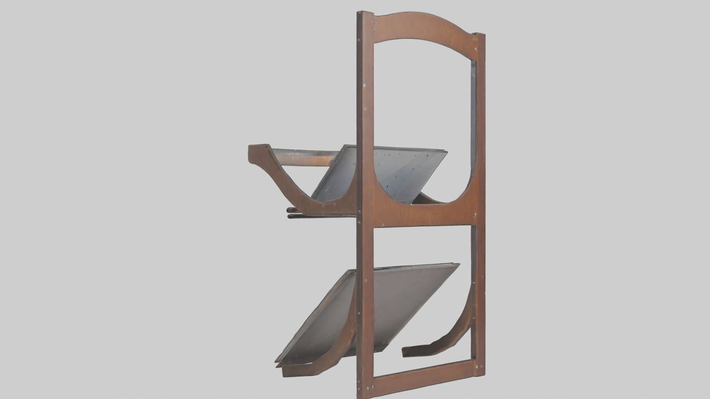 3D model Magazine rack model VR / AR / low-poly