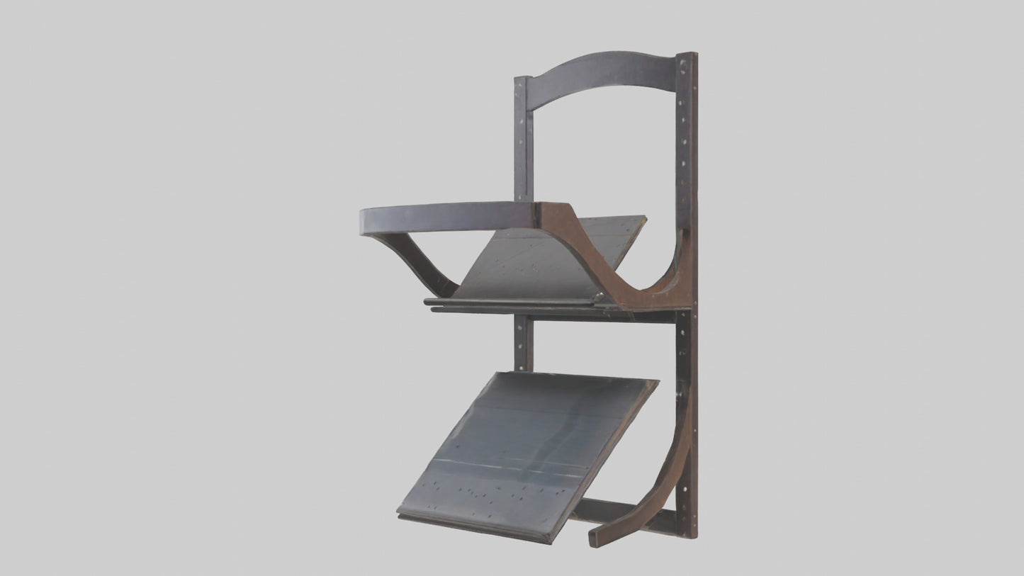 3D model Magazine rack model VR / AR / low-poly