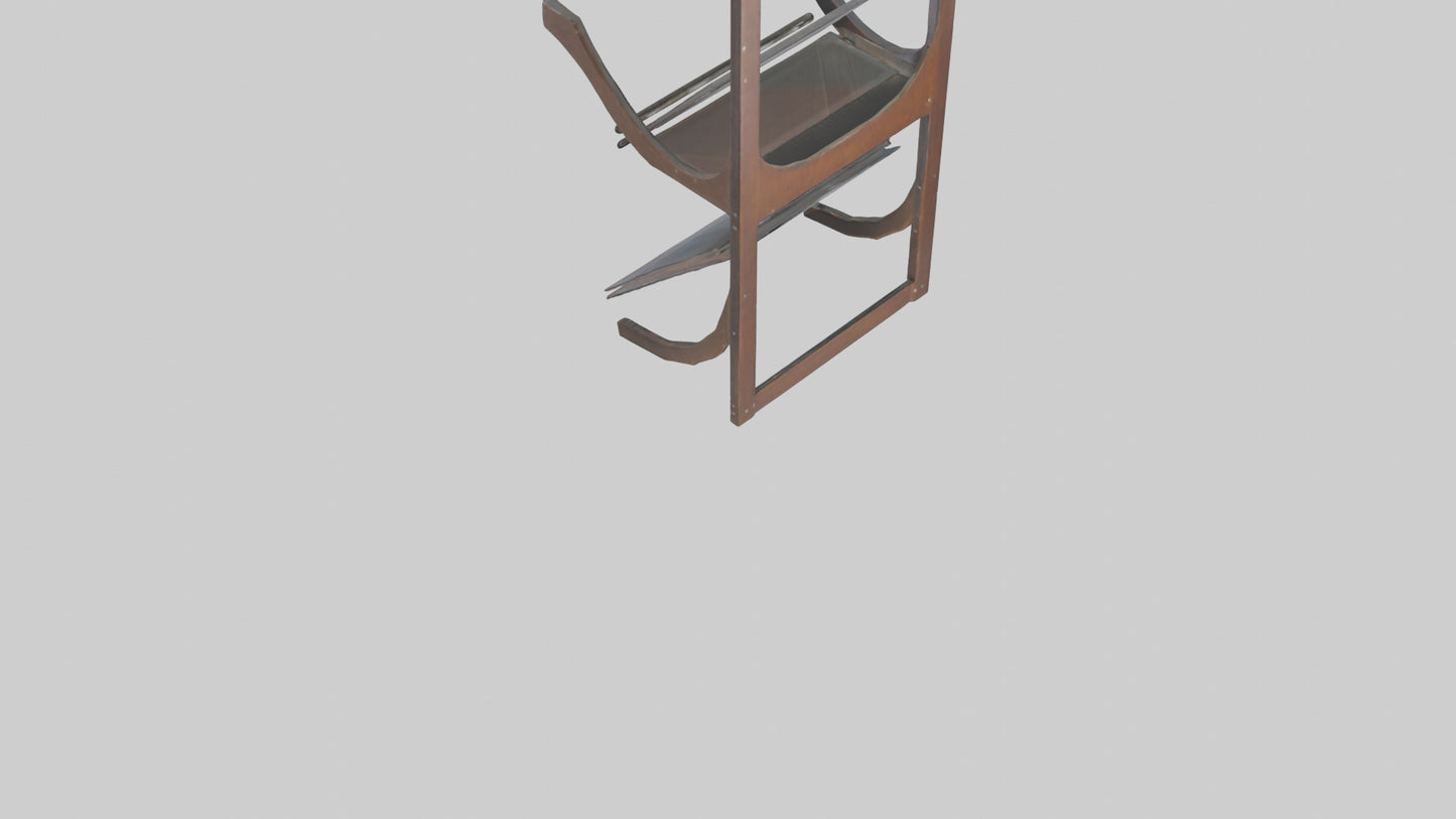3D model Magazine rack model VR / AR / low-poly