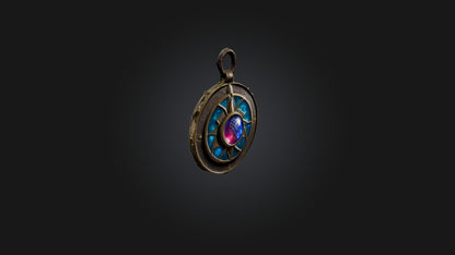 3D model Magic Amulet VR / AR / low-poly