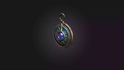 3D model Magic Amulet VR / AR / low-poly