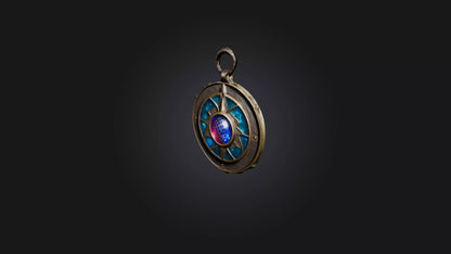 3D model Magic Amulet VR / AR / low-poly