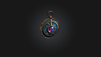 3D model Magic Amulet VR / AR / low-poly