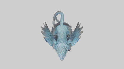 3D model Magic Beast statue model VR / AR / low-poly