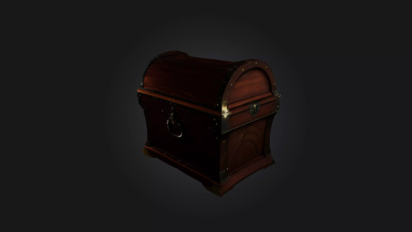 3D model Magic Chest VR / AR / low-poly