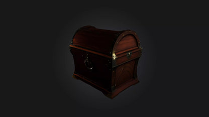 3D model Magic Chest VR / AR / low-poly