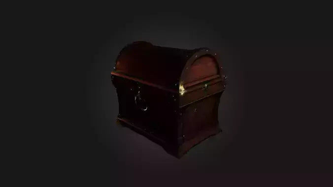 3D model Magic Chest VR / AR / low-poly