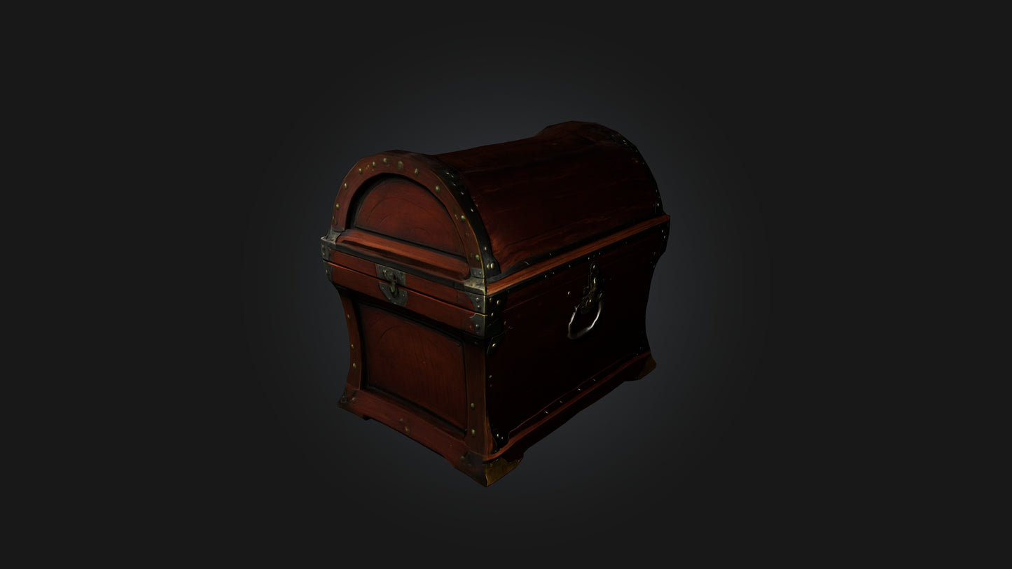 3D model Magic Chest VR / AR / low-poly