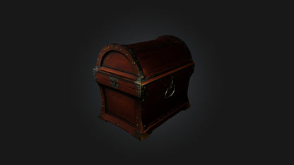 3D model Magic Chest VR / AR / low-poly