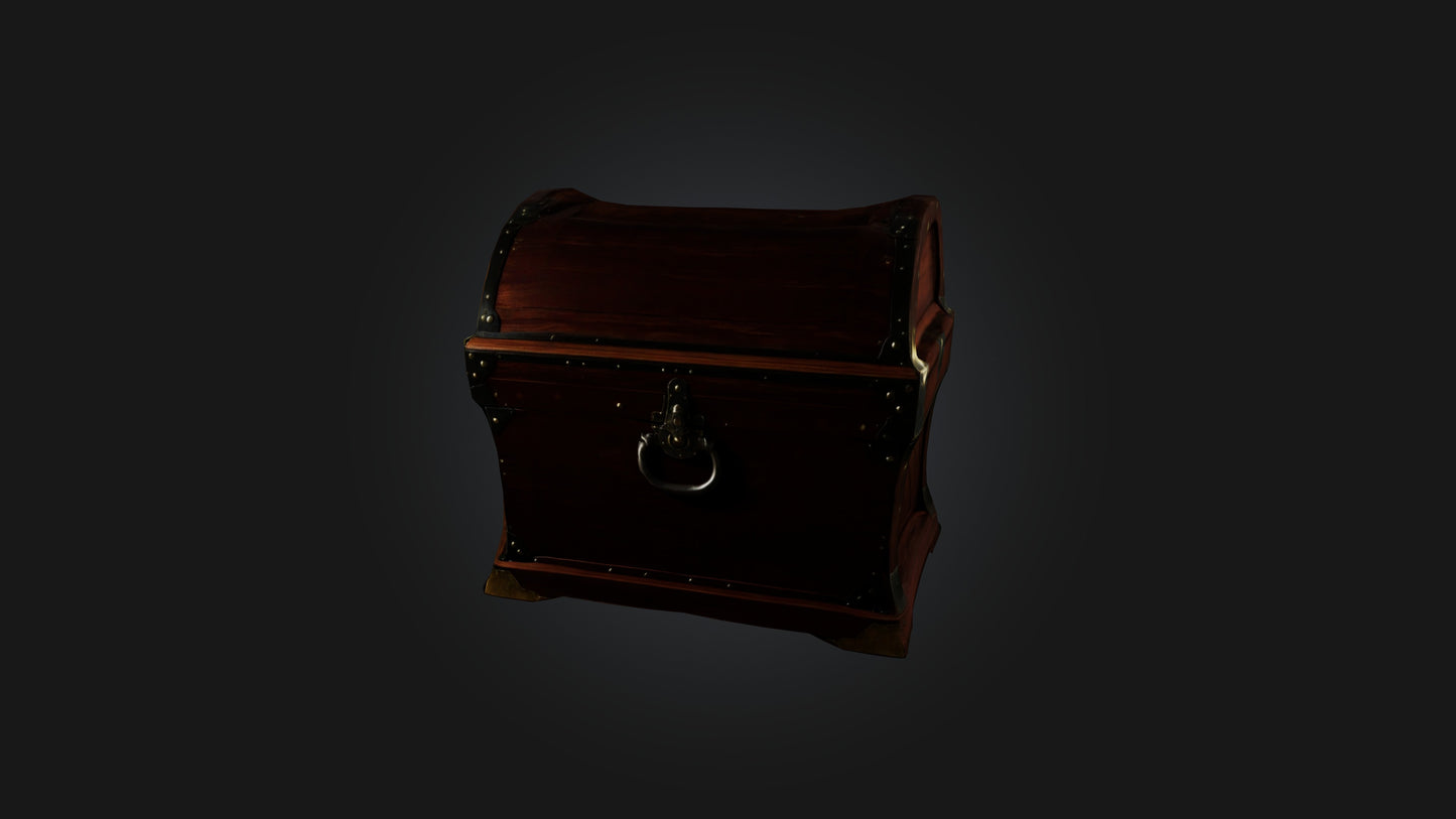 3D model Magic Chest VR / AR / low-poly