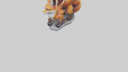 Magic Fox statue model VR / AR / low-poly