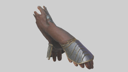 3D model Magic Gauntlets model VR / AR / low-poly