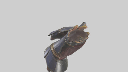 3D model Magic Gauntlets model VR / AR / low-poly