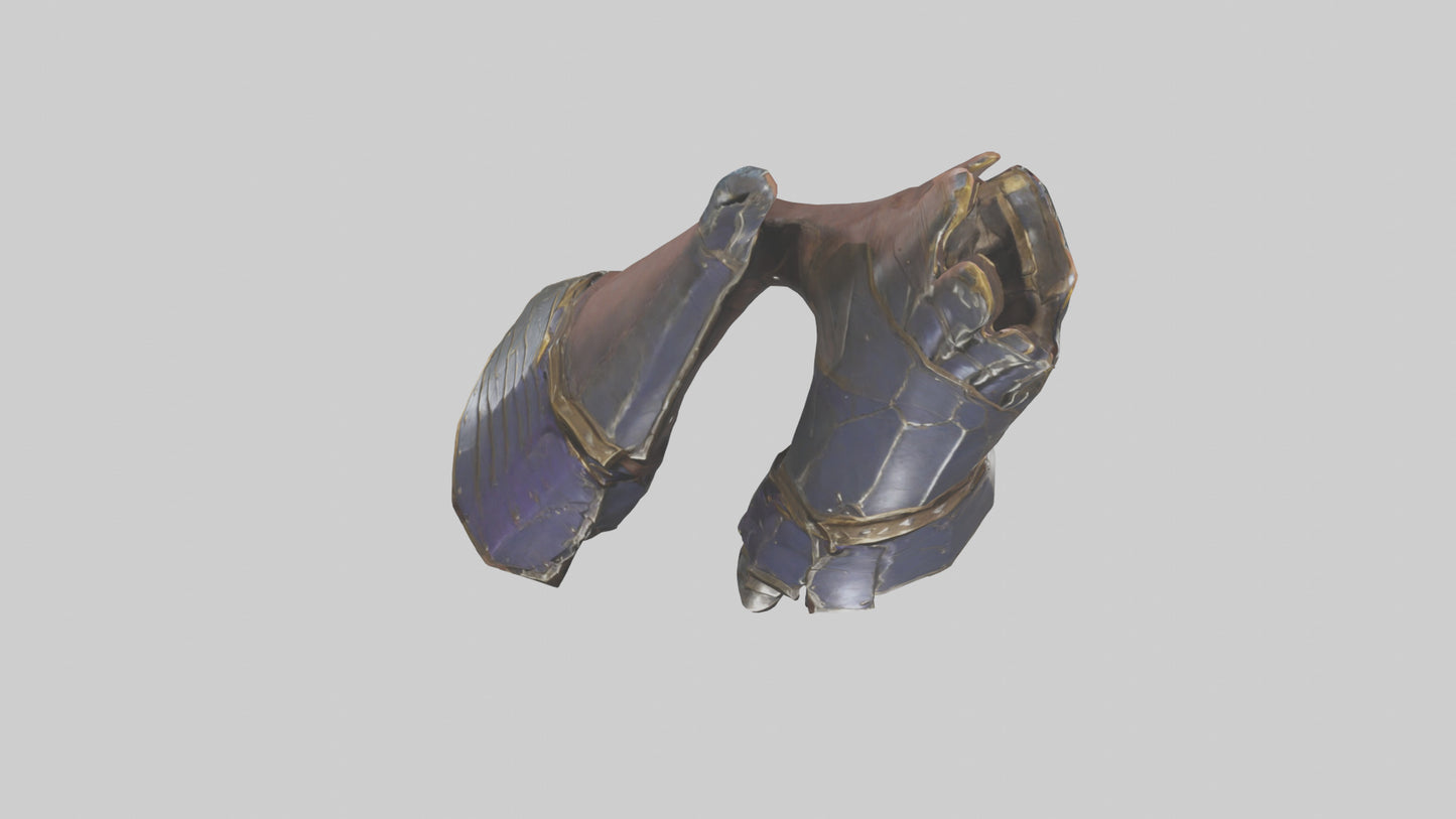 3D model Magic Gauntlets model VR / AR / low-poly