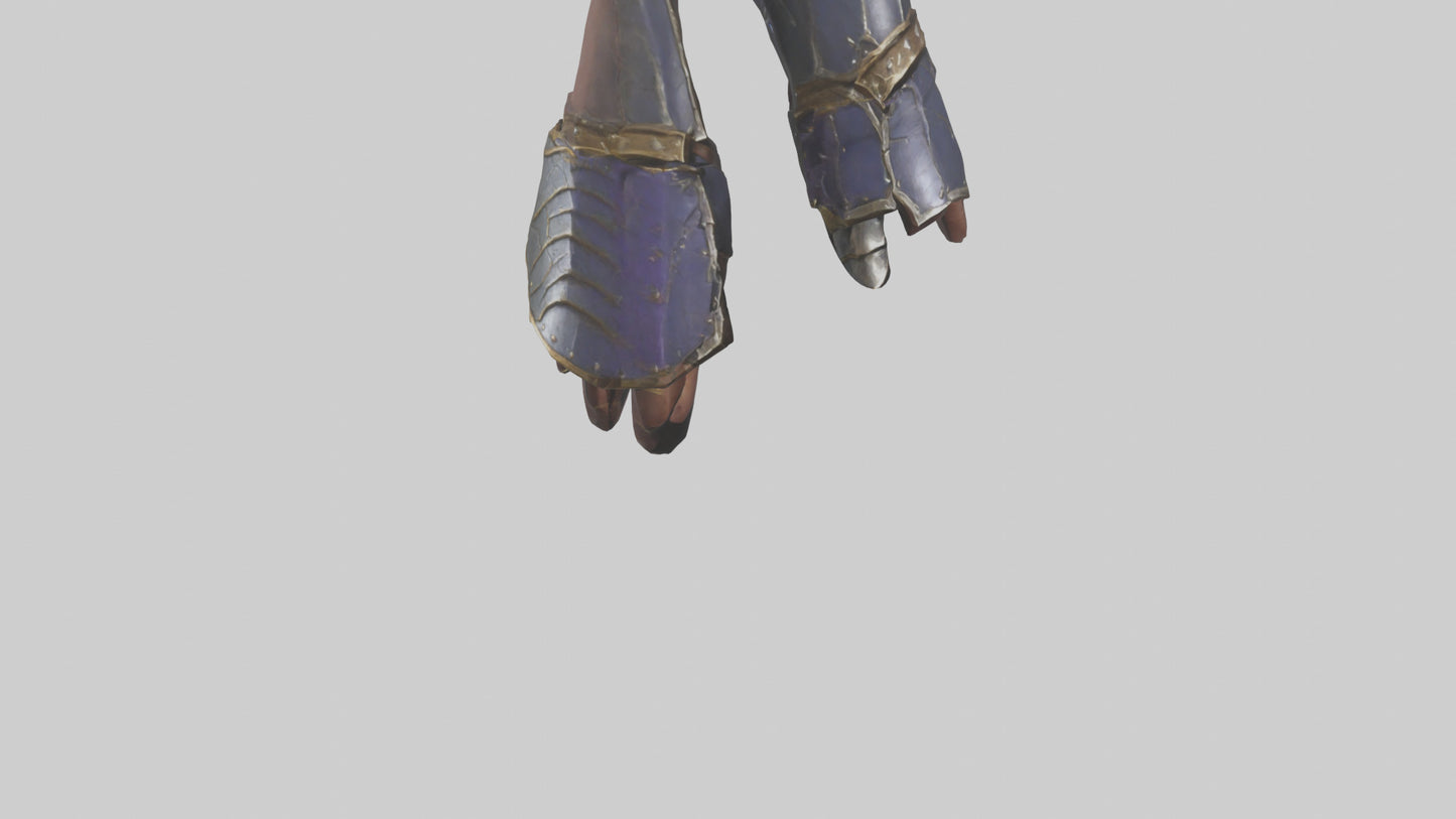 3D model Magic Gauntlets model VR / AR / low-poly