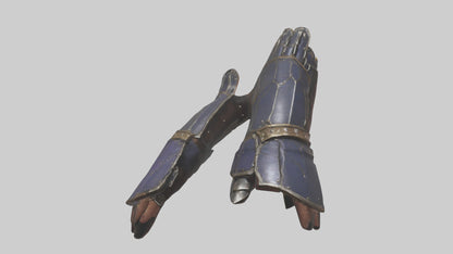 3D model Magic Gauntlets model VR / AR / low-poly