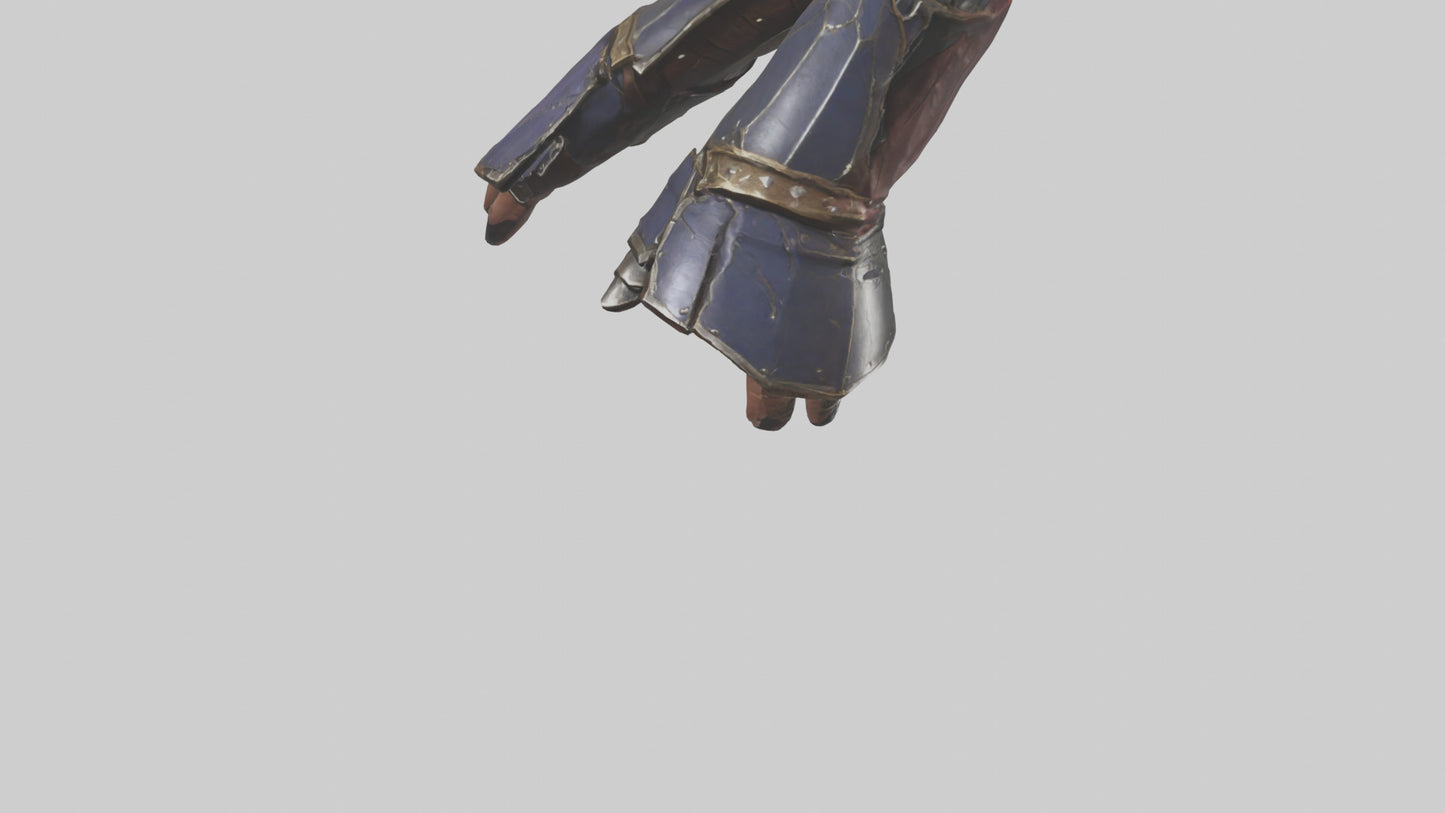 3D model Magic Gauntlets model VR / AR / low-poly