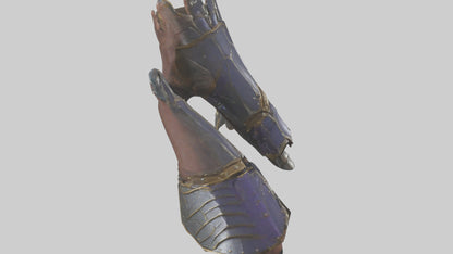 3D model Magic Gauntlets model VR / AR / low-poly