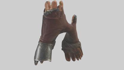 3D model Magic Gauntlets model VR / AR / low-poly