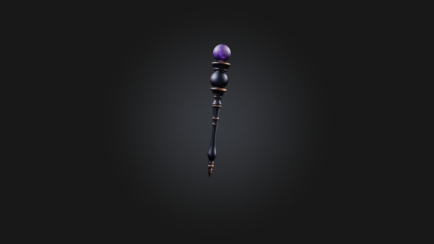 3D model Magic Wand VR / AR / low-poly