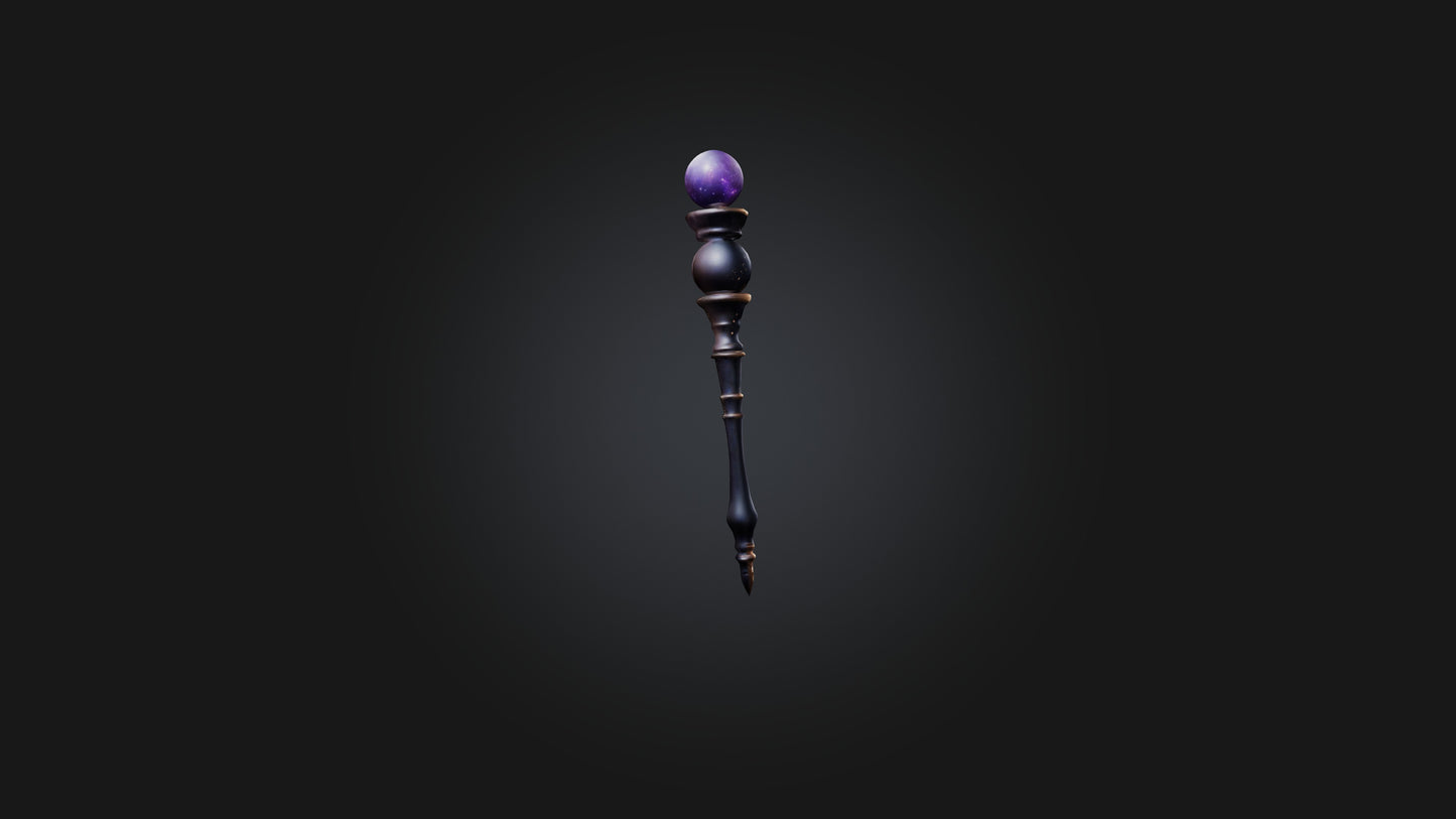 3D model Magic Wand VR / AR / low-poly