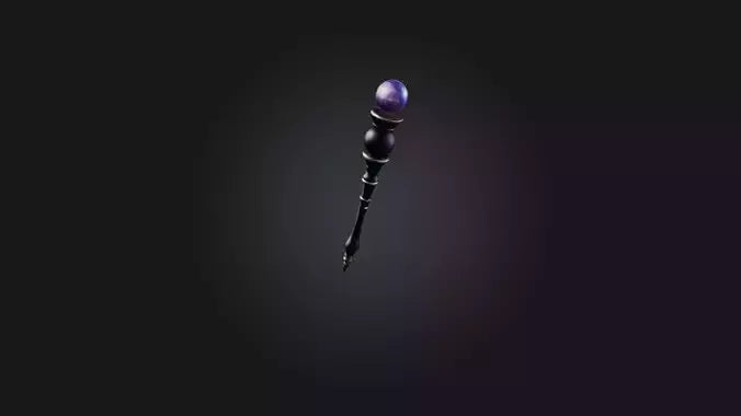 3D model Magic Wand VR / AR / low-poly