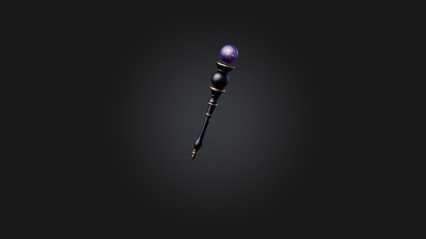 3D model Magic Wand VR / AR / low-poly