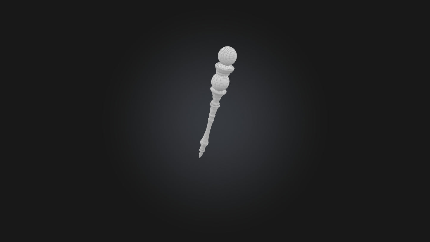 3D model Magic Wand VR / AR / low-poly