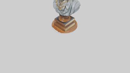 3D model Magna Carta bust statue model VR / AR / low-poly