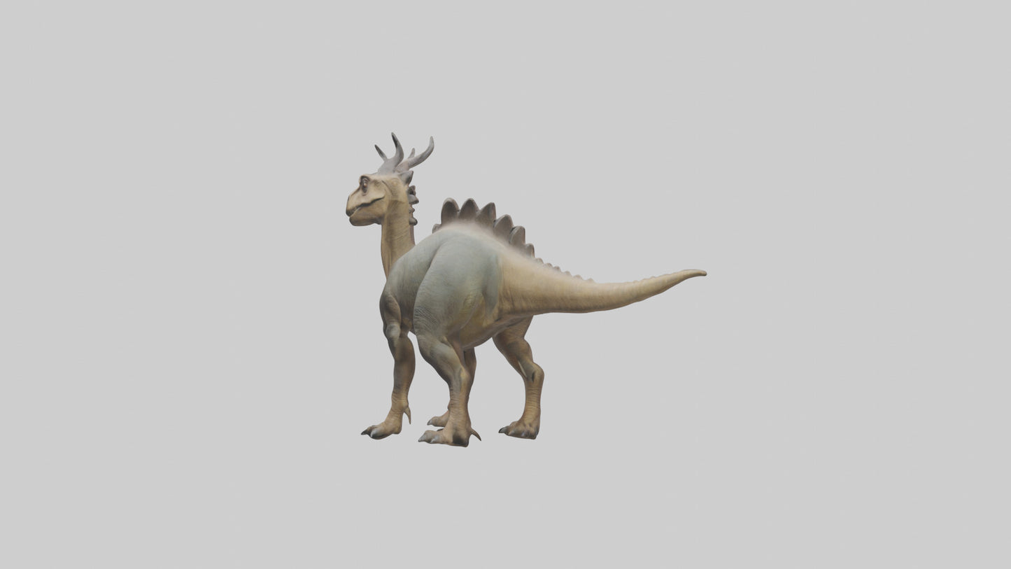 3D model Maiasaura model VR / AR / low-poly