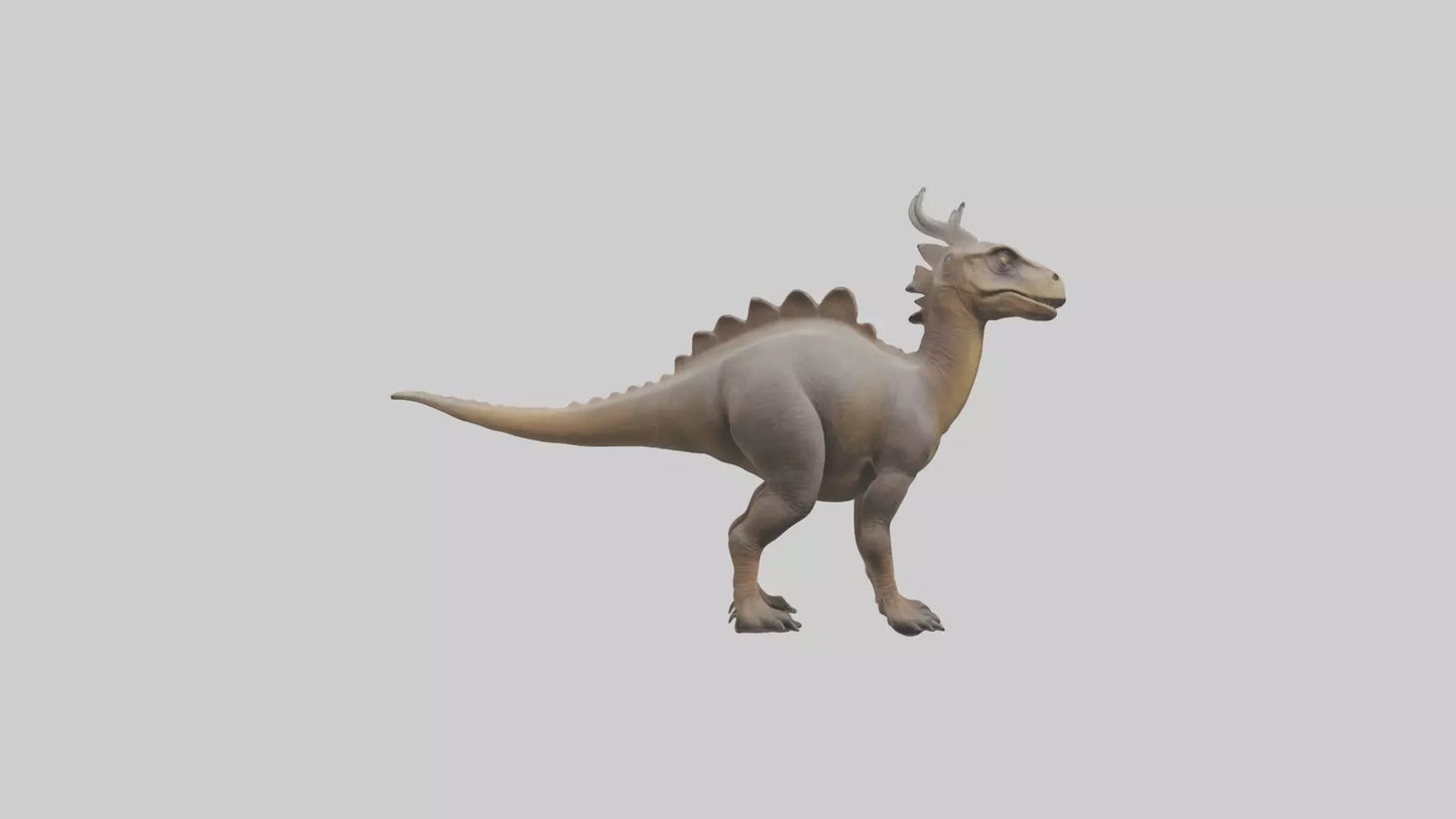 3D model Maiasaura model VR / AR / low-poly
