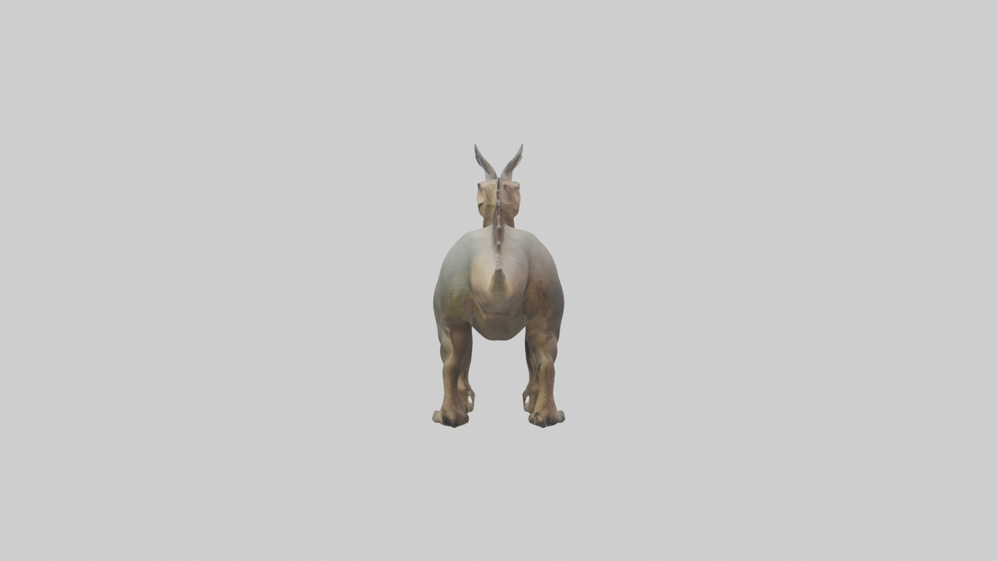 3D model Maiasaura model VR / AR / low-poly