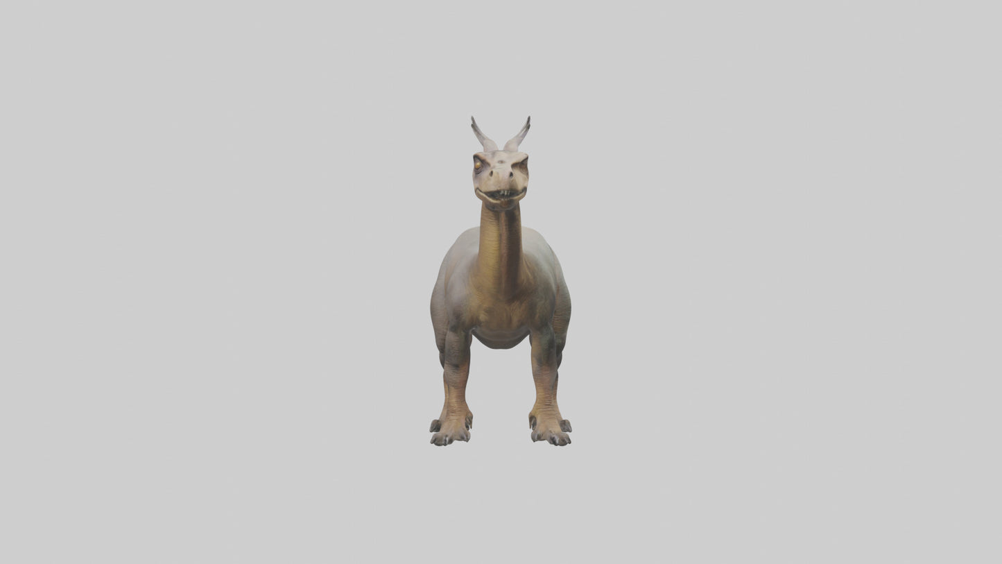 3D model Maiasaura model VR / AR / low-poly