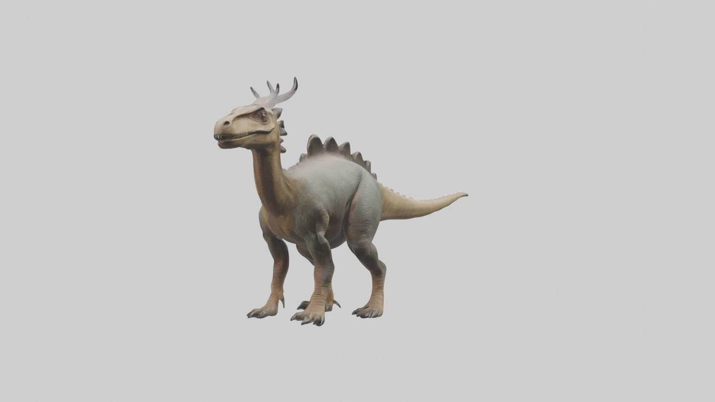3D model Maiasaura model VR / AR / low-poly