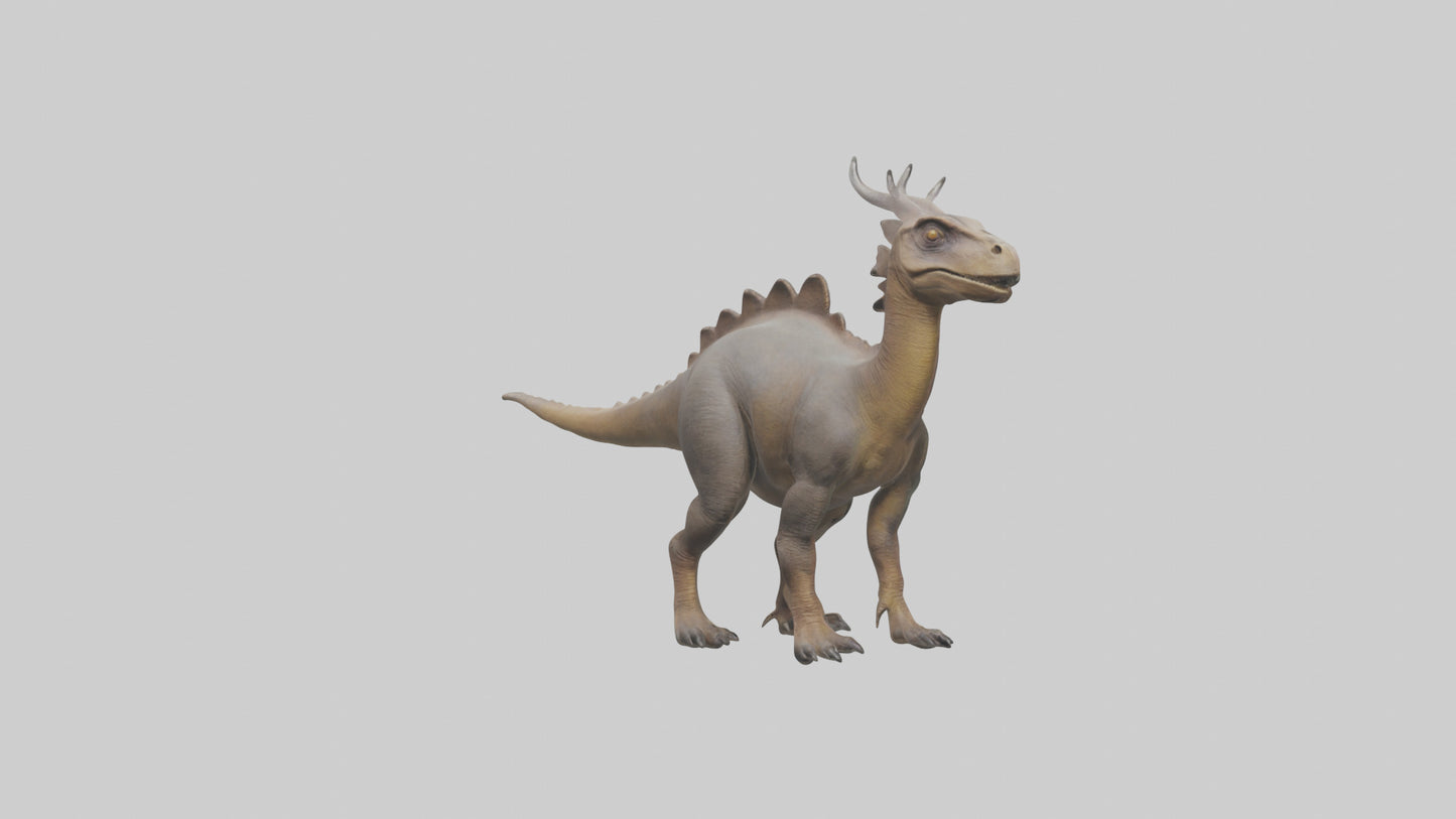 3D model Maiasaura model VR / AR / low-poly