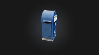 3D model Mail Box VR / AR / low-poly