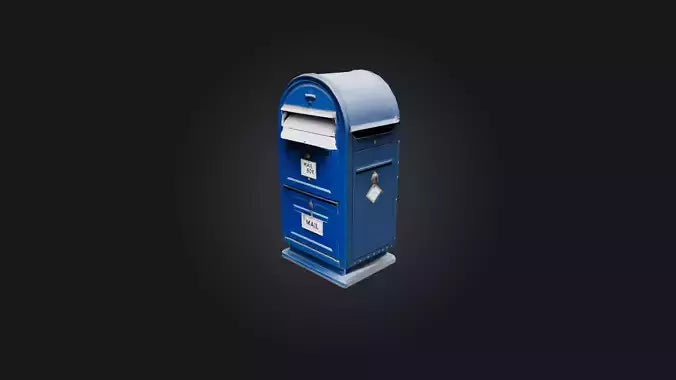 3D model Mail Box VR / AR / low-poly