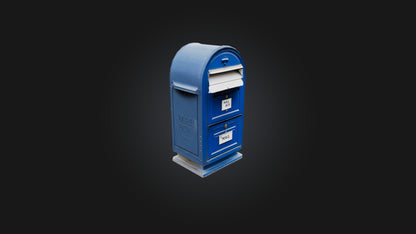 3D model Mail Box VR / AR / low-poly