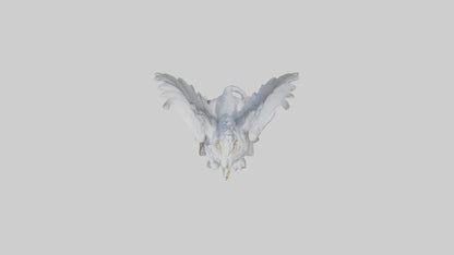 3D model Majestic Gryphon statue model VR / AR / low-poly