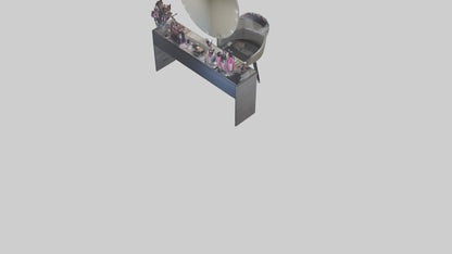 3D model Makeup Room VR / AR / low-poly
