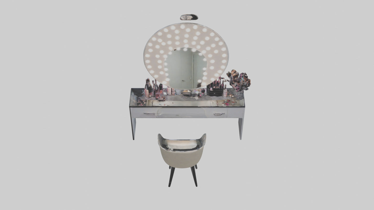 3D model Makeup Room VR / AR / low-poly